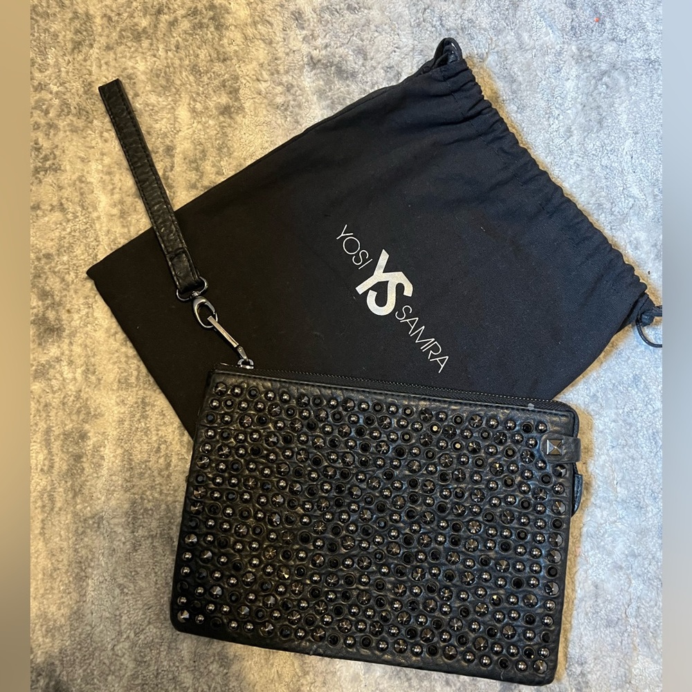Yosi Samra studded clutch